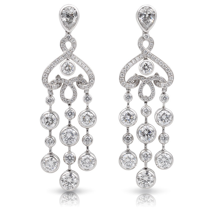 Diamond Dangler Earrings